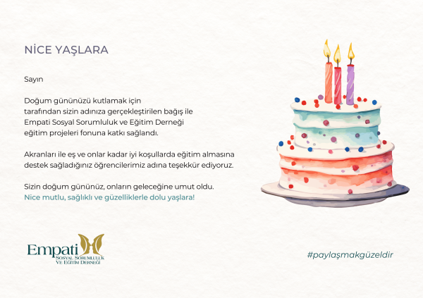 Doğum Günü Sertifikası - Görsel 1